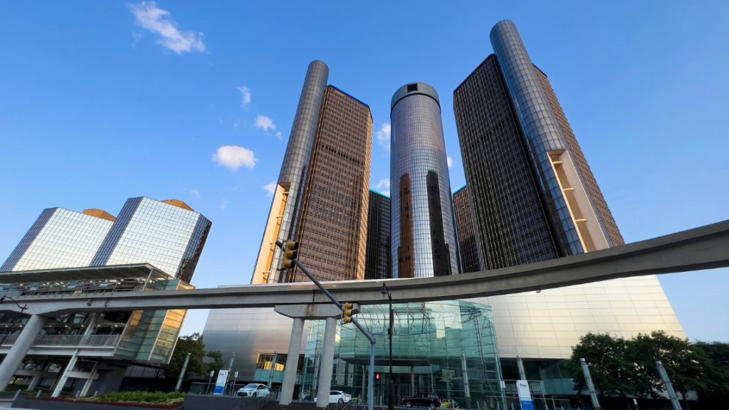 View of the Detroit Renaissance Center