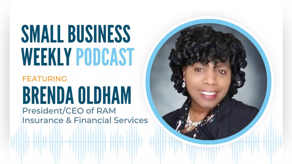 Dr. Brenda Oldham, featured on the Small Business Weekly podcast