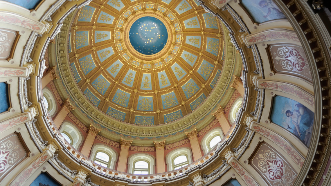 Placeholder image of Michigan's capitol interior for the Watchdog story about Hall