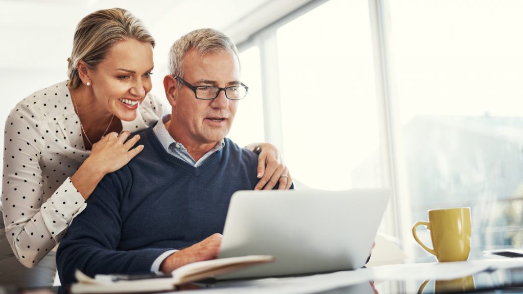 image of couple planning their retirements